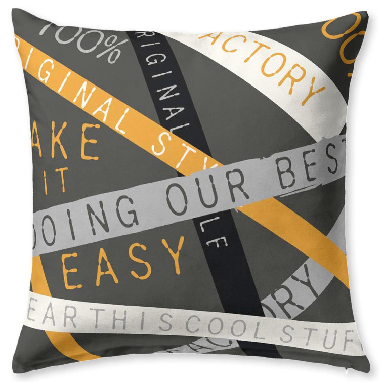 Maturi COTTON CUSHION URBAN CUSHION Nº 2 Wayfair.co.uk